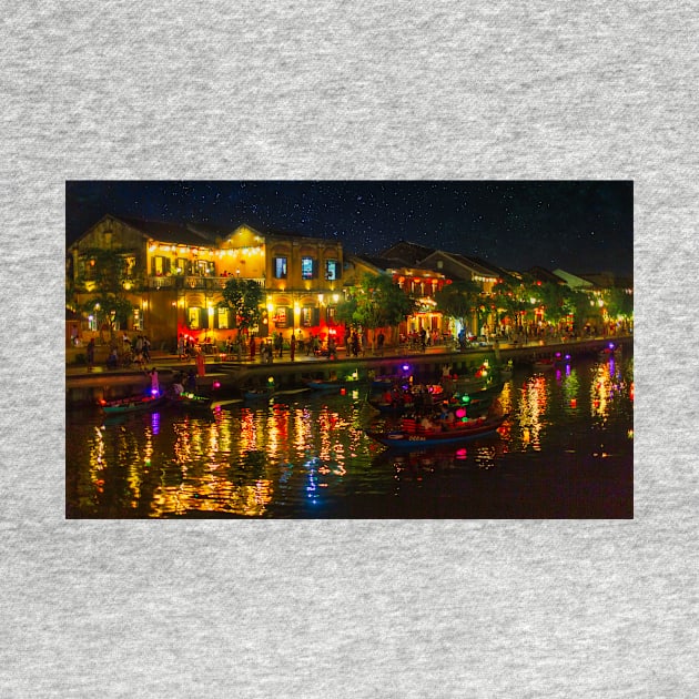 Hoi An Vietnam at night by dags